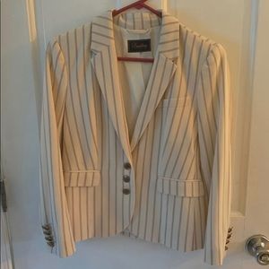 Vintage preppy striped blazer